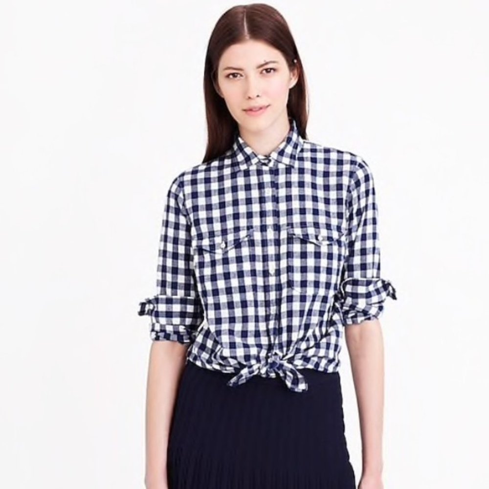 Gingham Utility Shirt